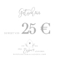 Preview: Geschenkgutschein Wert 25 €